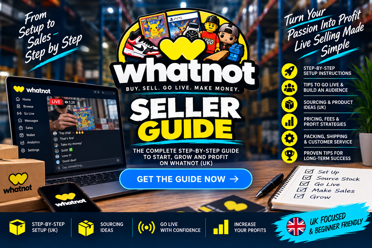 Whatnot Step by Step Guide to Become Profitable on Whatnot